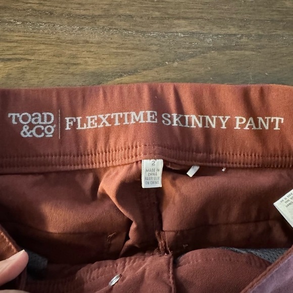 Lot Of 2 Toad&Co Flextime Skinny Pants Size 2 - Picture 6 of 9